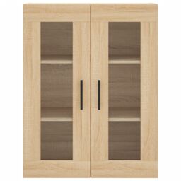 Berkfield Home Highboard Sonoma Oak 69.5x34x180 cm Engineered Wood in Brown - thumbnail 6