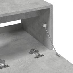 Berkfield Home Sink Cabinet Concrete Grey 78x37x59 cm Engineered Wood - Size: 78 x 37 x 59 cm - thumbnail 8