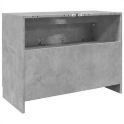 Berkfield Home Sink Cabinet Concrete Grey 78x37x59 cm Engineered Wood - Size: 78 x 37 x 59 cm - thumbnail 7