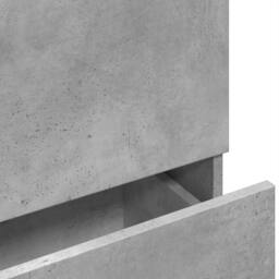 Berkfield Home Sink Cabinet Concrete Grey 78x37x59 cm Engineered Wood - Size: 78 x 37 x 59 cm - thumbnail 9