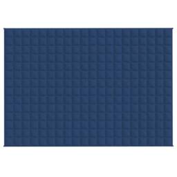 Berkfield Home Weighted Blanket Blue 140x200 cm Single 6 kg Fabric
