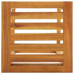 Berkfield Home 3 Piece Balcony Bar Set Solid Acacia Wood in Brown - thumbnail 9