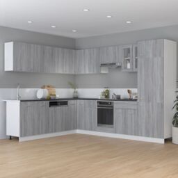Berkfield Home Kitchen Cabinet Grey Sonoma 75, 5x75, 5x80, 5 cm Engineered Wood - thumbnail 3