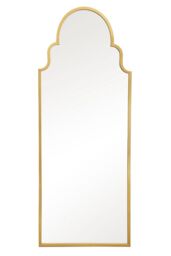 "MirrorOutlet Gold Framed Arched Leaner/Wall Mirror 71"" X 28 (180CM X 70CM) - Size: 1 Pack" - thumbnail 3