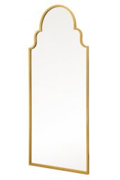 "MirrorOutlet Gold Framed Arched Leaner/Wall Mirror 71"" X 28 (180CM X 70CM) - Size: 1 Pack" - thumbnail 4