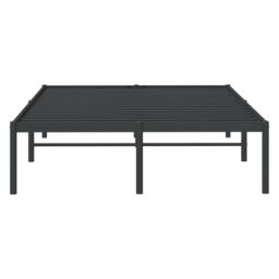 Berkfield Home Metal Bed Frame Black 135x190 cm Double - thumbnail 5