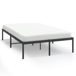 Berkfield Home Metal Bed Frame Black 135x190 cm Double - thumbnail 2