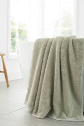 Bianca 'Soft Zero Twist Spa' Cotton Bath Sheet in Green - thumbnail 1
