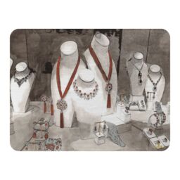Benjamin Tate Design Field Day Jewellery Blanket in Natural - Size: 120 cm x 150 cm - thumbnail 1