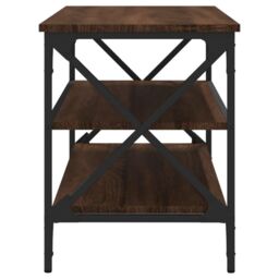 Berkfield Home TV Cabinet Brown Oak 100x40x50 cm Engineered Wood - Size: 100 x 40 x 50 cm - thumbnail 6