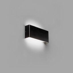 Netlighting Nash Integrated LED Flush Wall Light Wall Light Black 3000K