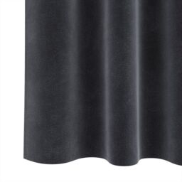 Berkfield Home Blackout Curtains with Top Tape 2 pcs Dark Grey Velvet - thumbnail 5