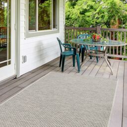 THE RUGS Magic Plain Outdoor Indoor Rug Cream Weatherproof Jet Washable - Size: 80 cm x 150 cm - thumbnail 9