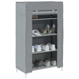 Berkfield Home Shoe Cabinet Grey 60.5x30x97 cm Non-woven Fabric