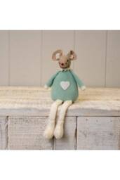 KDMD Green Fabric Sitting Mouse - thumbnail 1