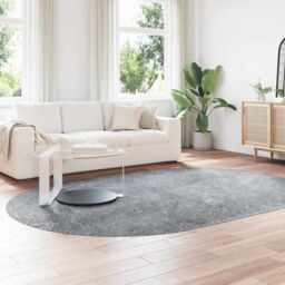 Berkfield Home Shaggy Rug High Pile NAVARRA Silver Grey 300x200 cm Polyester - Size: Medium - thumbnail 3