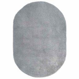 Berkfield Home Shaggy Rug High Pile NAVARRA Silver Grey 300x200 cm Polyester - Size: Medium - thumbnail 2