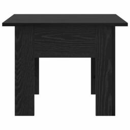 Berkfield Home Elegant Coffee Table Black oak 55 x 55 x 42 cm Engineered wood - thumbnail 5