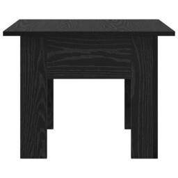 Berkfield Home Elegant Coffee Table Black oak 55 x 55 x 42 cm Engineered wood - thumbnail 6