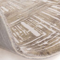 The Rug Shop UK Beige Modern Striped Latex Back Latex Back Area Rug - Size: 200 cm x 290 cm - thumbnail 7