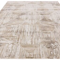 The Rug Shop UK Beige Modern Striped Latex Back Latex Back Area Rug - Size: 200 cm x 290 cm - thumbnail 5