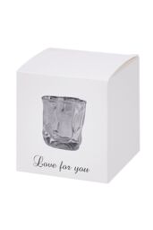SHEONLY Bluebell Soy Wax Scented Candle in Irregular Curved Glass Cup in Blue - thumbnail 5