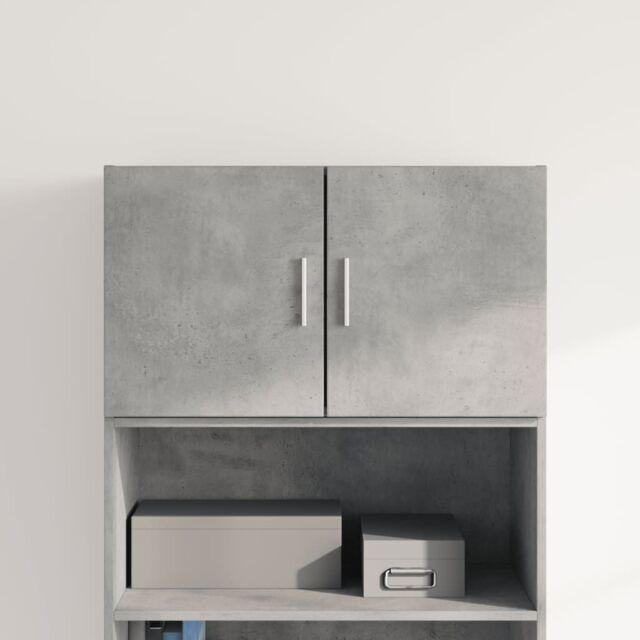 Berkfield Home Wall Cabinet Concrete Grey 70x42.5x40 cm Engineered Wood - image 1