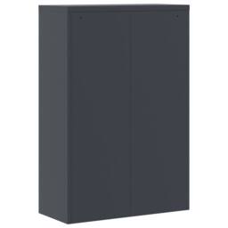 Berkfield Home File Cabinet Anthracite 90x40x140 cm Steel in Dark Grey - Size: 90 x 40 x 140 cm - thumbnail 6