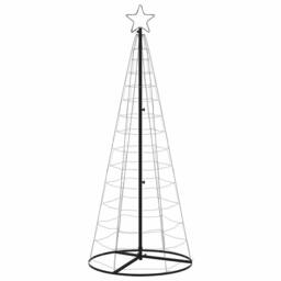 Berkfield Home Christmas Tree Light Cone 200 LEDs Warm White 182 cm - thumbnail 6