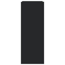 Berkfield Home Shoe Cabinet Black 52x37.5x100 cm Engineered Wood - thumbnail 5