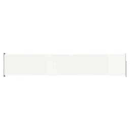 Berkfield Home Patio Retractable Side Awning 117x600 cm Cream - thumbnail 2