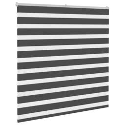 Berkfield Home Zebra Blind Black 140x150 cm Fabric Width 135.9 cm Polyester - thumbnail 3