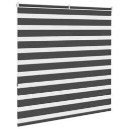 Berkfield Home Zebra Blind Black 140x150 cm Fabric Width 135.9 cm Polyester - thumbnail 4