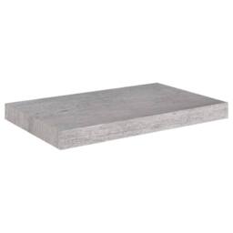 Berkfield Home Floating Wall Shelves 4 pcs Concrete Grey 50x23x3.8 cm MDF - thumbnail 4