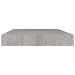 Berkfield Home Floating Wall Shelves 4 pcs Concrete Grey 50x23x3.8 cm MDF - thumbnail 6