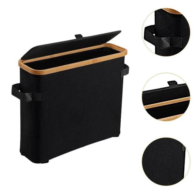 Kelvenix Toilet Paper Storage Basket in Black - image 1