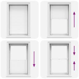 Berkfield Home Plisse Blind 80x100cm White Pleated Blind - Size: 80x100 cm - thumbnail 6