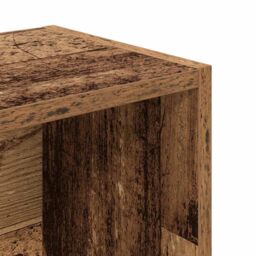 Berkfield Home Bookcase Old Wood 31x24x102 cm Engineered Wood in Brown - Size: 31 x 24 x 102 cm - thumbnail 9