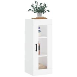 Berkfield Home Wall Mounted Cabinet White 34.5x34x90 cm - thumbnail 4