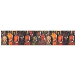 Berkfield Home Kitchen Rug Washable Spoon & Spices 60x300 cm Velvet - thumbnail 2