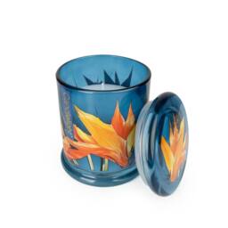 Madison & Mayfair Paradise Flower & Mango Large Lidded Jar Candle in Blue - thumbnail 2