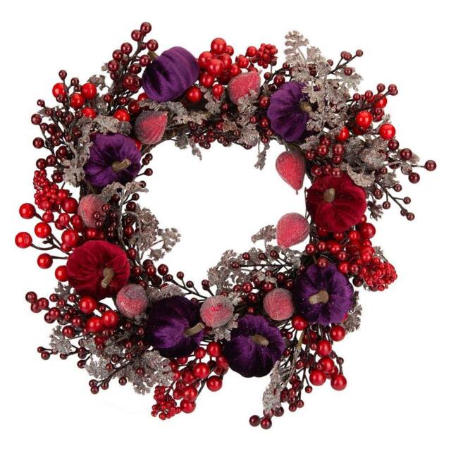 VFM e-Store Christmas Wreath Decoration 41cm x 38cm Multi X 1 - Size: 41 cm x 38 cm - image 1