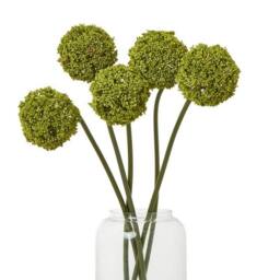 Lemon Pavilion Furniture and Decor Allium (Single Stem Flower) - Plastic - Height 75 cm - Green - thumbnail 3