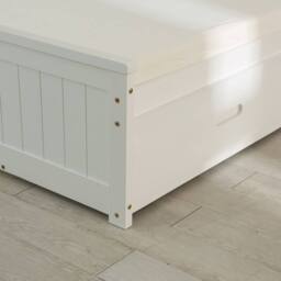 Bedzonline Babyfair Timeless White Kids Storage 4 Drawer Bed (Small Double 4ft) - Size: 4ft - thumbnail 7