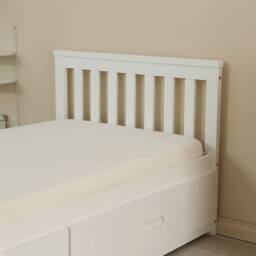 Bedzonline Babyfair Timeless White Kids Storage 4 Drawer Bed (Small Double 4ft) - Size: 4ft - thumbnail 6