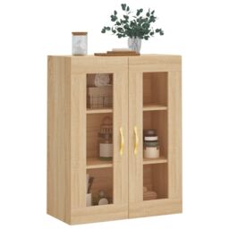 Berkfield Home Wall Mounted Cabinet Sonoma Oak 69.5x34x90 cm in Brown - thumbnail 4