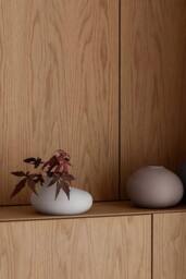 Blomus Nona Set of 3 Porcelain Vases - Micro Chip in Grey - thumbnail 3