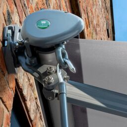 Primrose Awnings Electric Sun Canopy Charcoal Half Cassette Patio Awning 3.5m x 2.5m in Silver - thumbnail 3