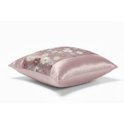 Snug City Floral Sequin Cushion Cover Luxury Decorative Throw Cushion in Pink - Size: 43 cm x 43 cm - thumbnail 2