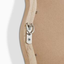 FurnitureboxUK Damaris Wood Full Length 150x50cm Wavy Rectangle Wall Mirror in Brown - Size: 150x50 cm - thumbnail 8